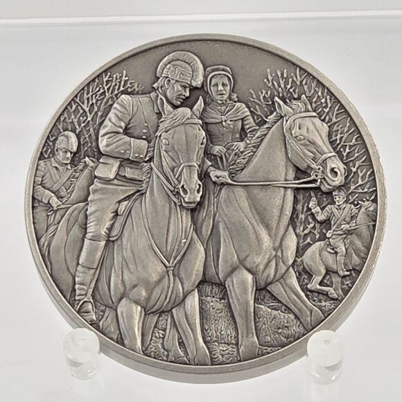 Emily Geiger The Great Women of the American Revolution Bicentennial Medals - Picture 1 of 3